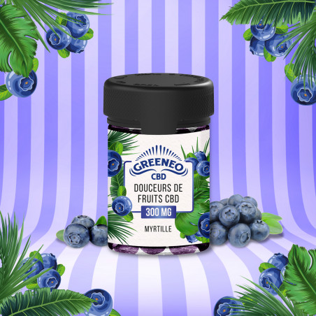 Douceurs de fruits myrtilles 300mg