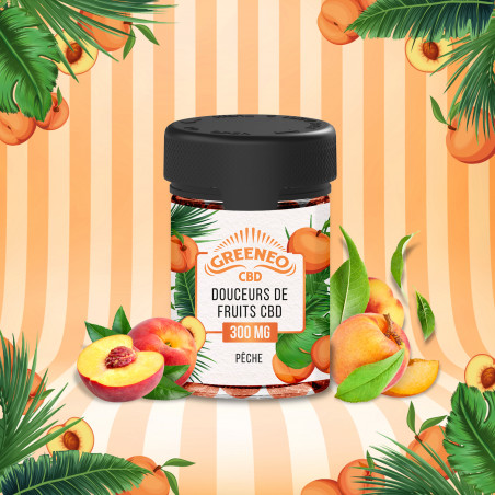 Douceurs de fruits pêche 300mg