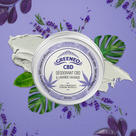 DEODORANT BAUME CBD ET LAVANDE SAUVAGE