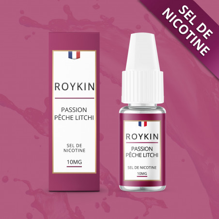 Passion pêche litchi Sel de Nicotine